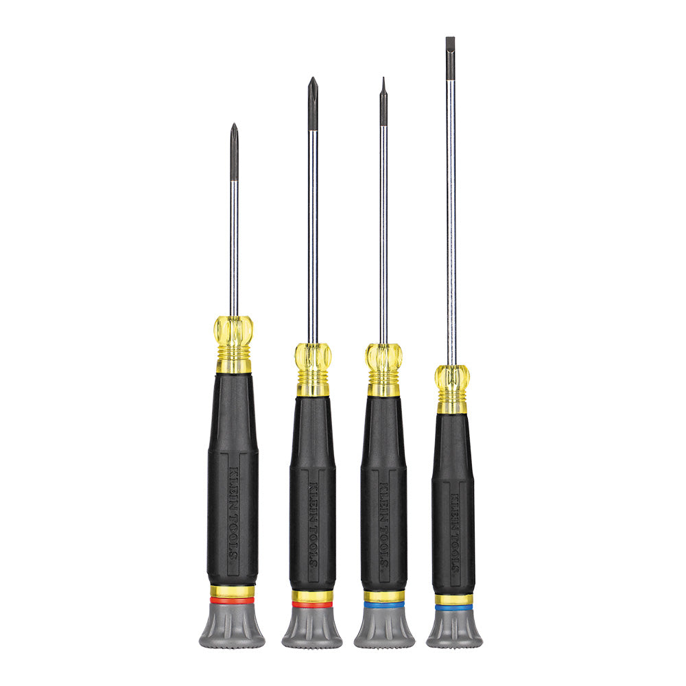 Klein Precision Screwdriver Set, Slotted, and Phillips 4-Piece