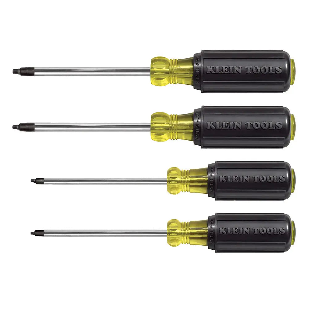 Klein Screwdriver Set, Square Recess, 4-Piece Klein Tools