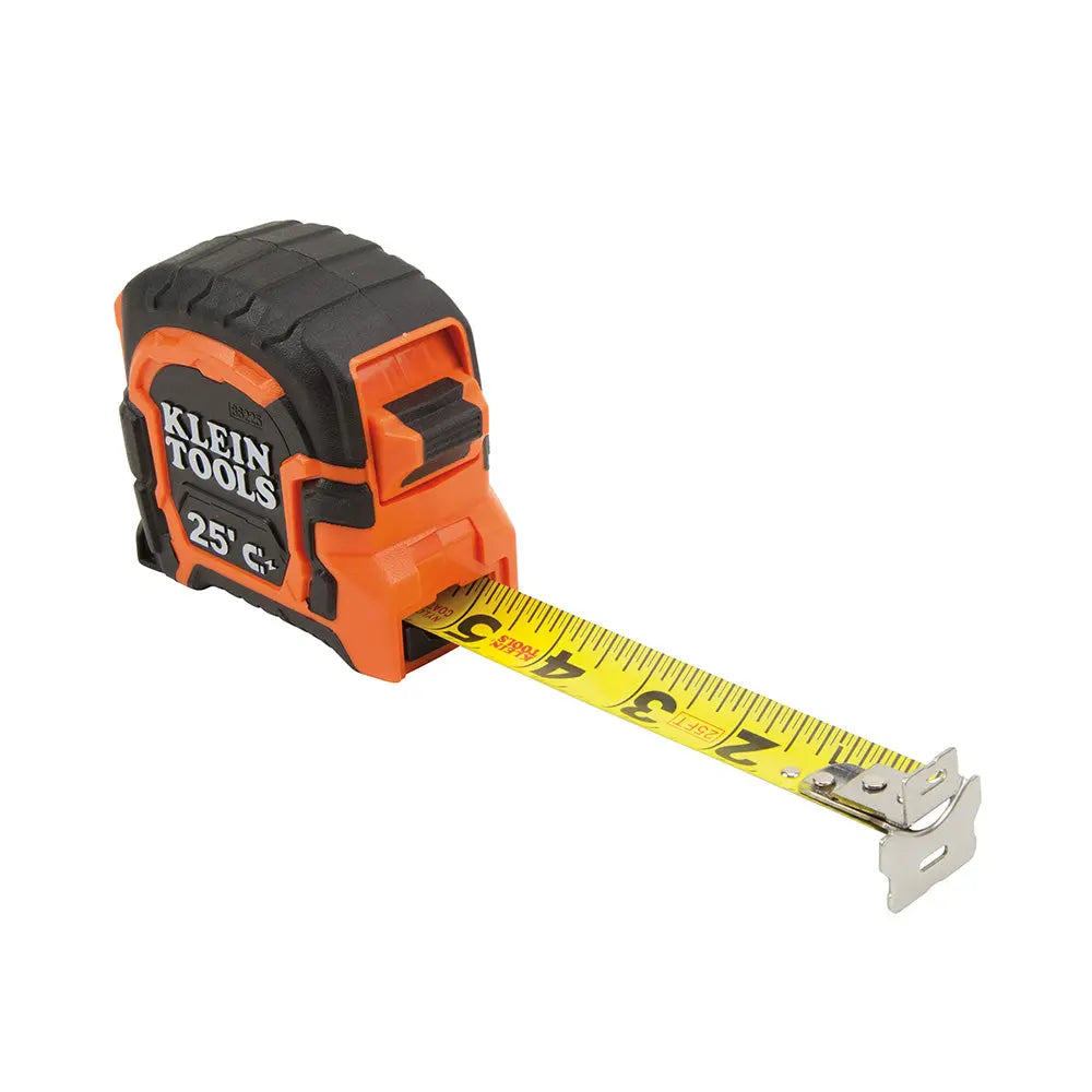 Klein Tape Measure, 25-Foot Magnetic Double-Hook Klein Tools