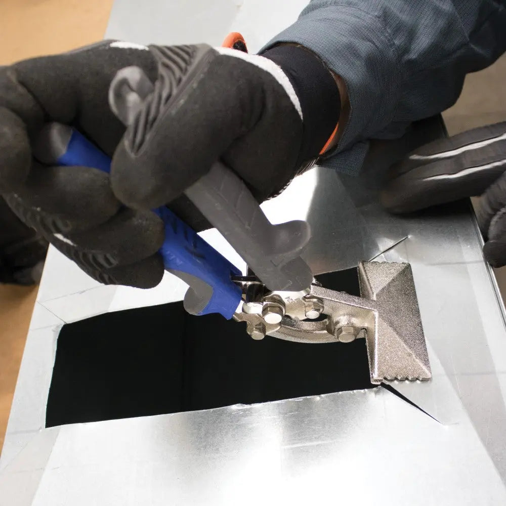 Klein Offset Hand Seamer, 3-Inch Klein Tools