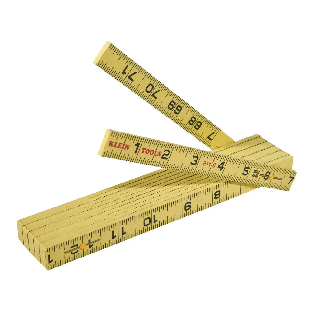 Klein Fiberglass Folding Rule, Outside Reading Klein Tools