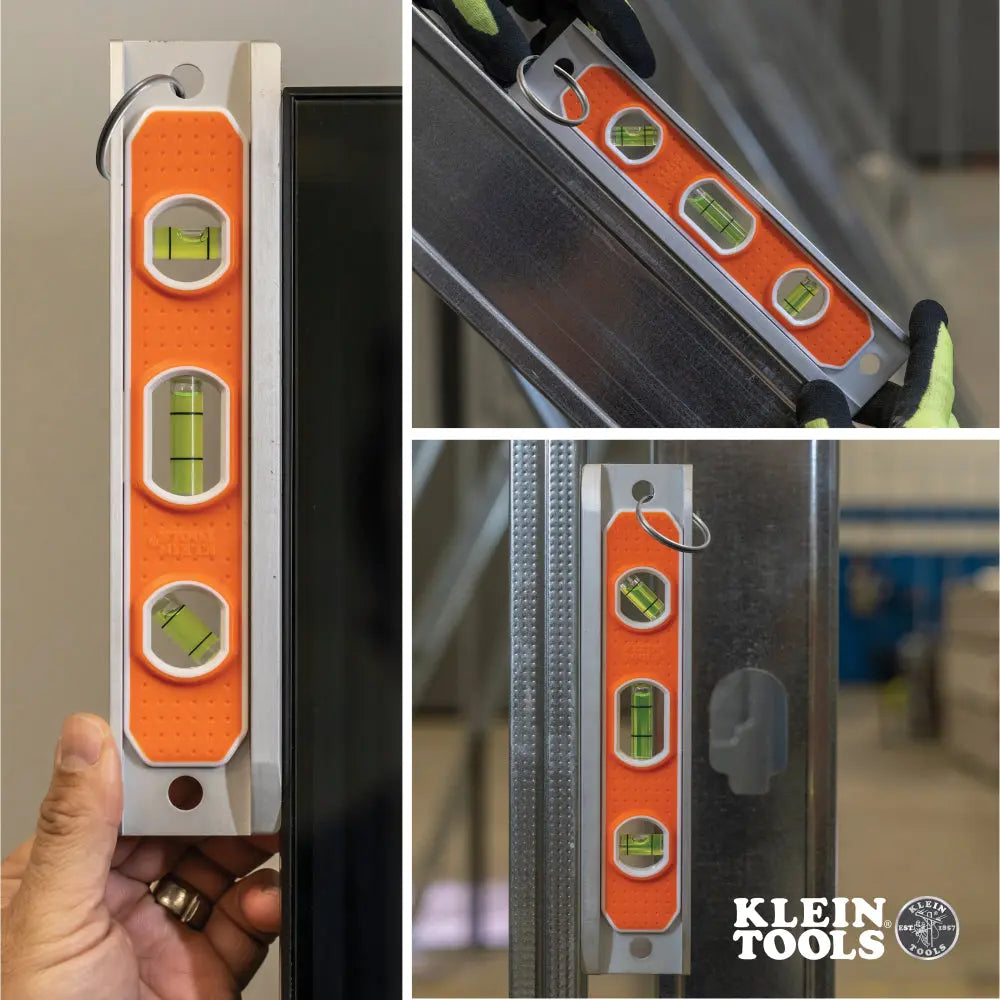 Klein Magnetic Torpedo Level with Tether Ring Klein Tools