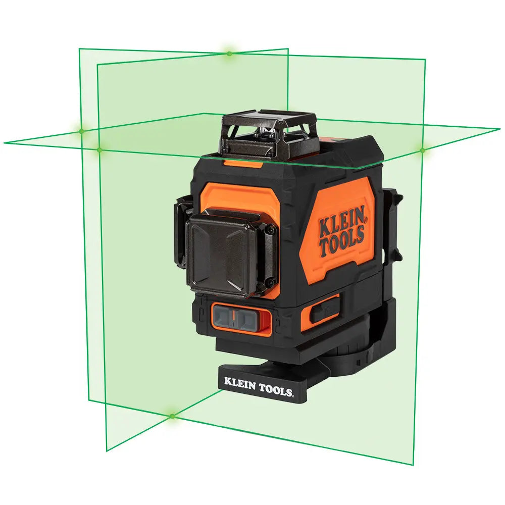 Klein Rechargeable Self-Leveling Green Planar Laser Level Klein Tools