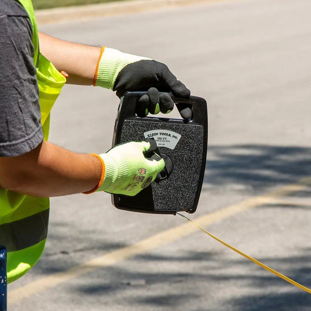 Klein Woven Fiberglass Tape with Case, 100-Foot Klein Tools