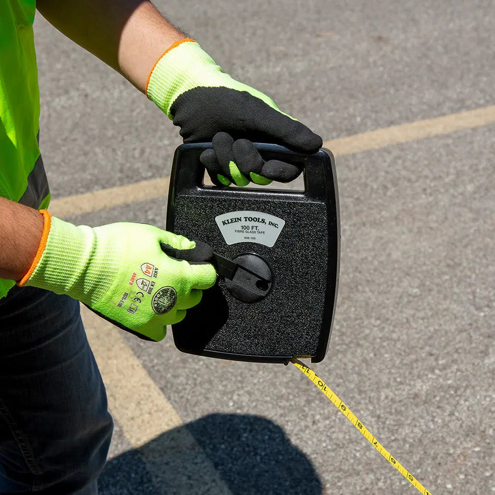 Klein Woven Fiberglass Tape with Case, 100-Foot Klein Tools