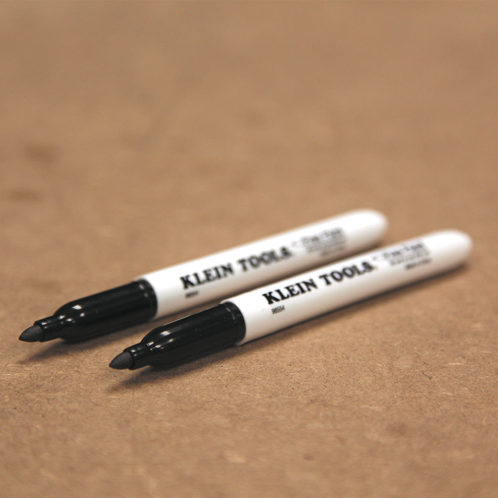 Klein Fine Point Permanent Markers, 2-Pack
