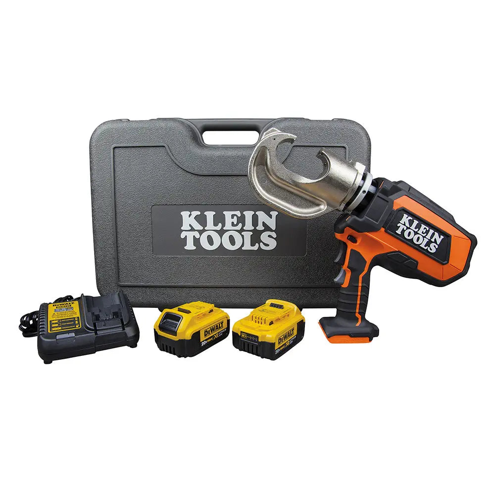 Klein Battery-Operated 12-Ton Crimper Kit Klein Tools