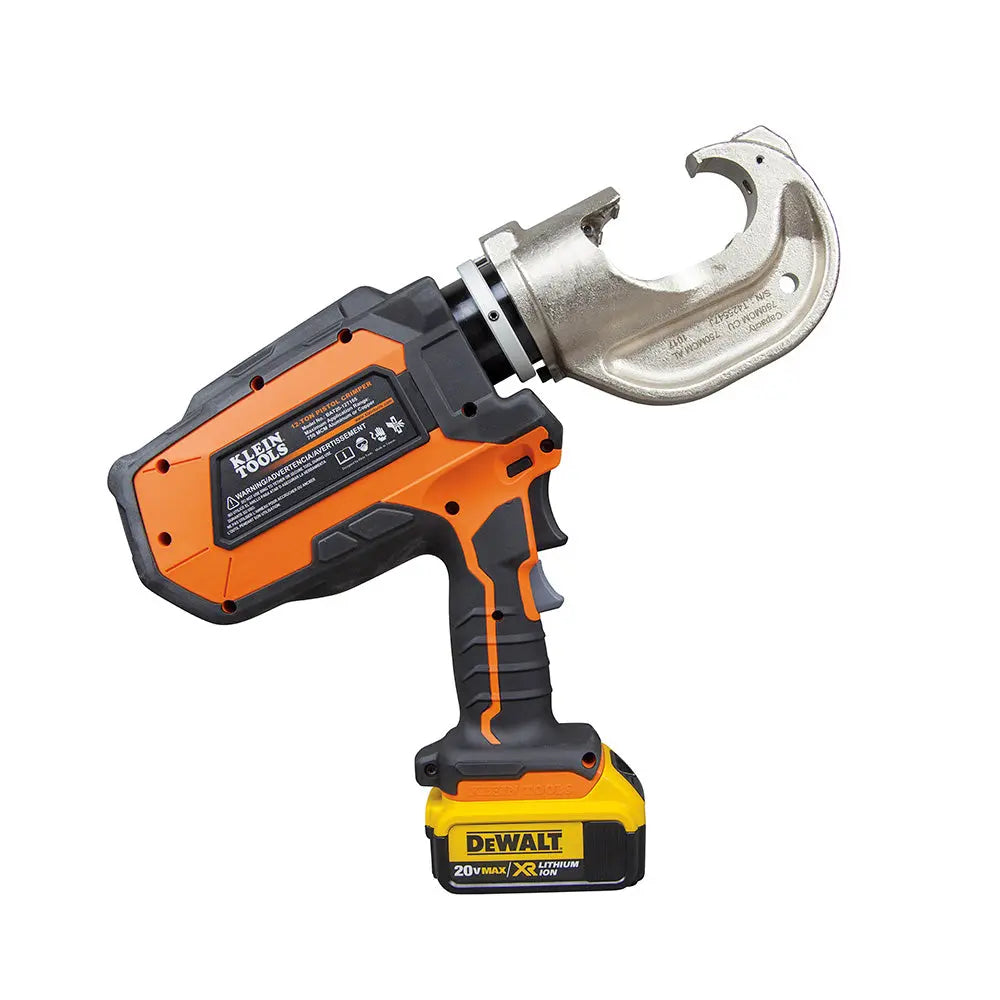 Klein Battery-Operated 12-Ton Crimper Kit Klein Tools