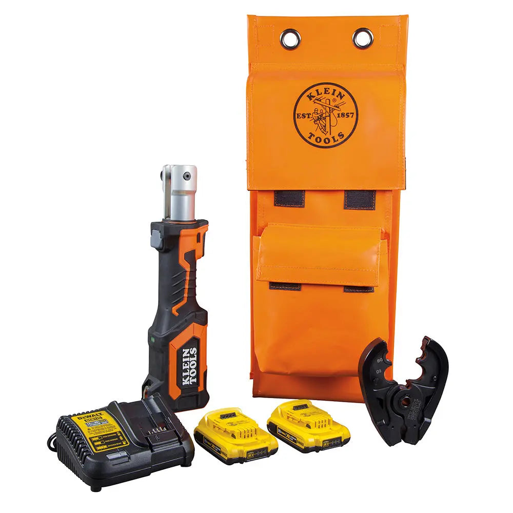 Klein Battery-Operated Crimper, BG Die/D3 Groove, 2 Ah Klein Tools
