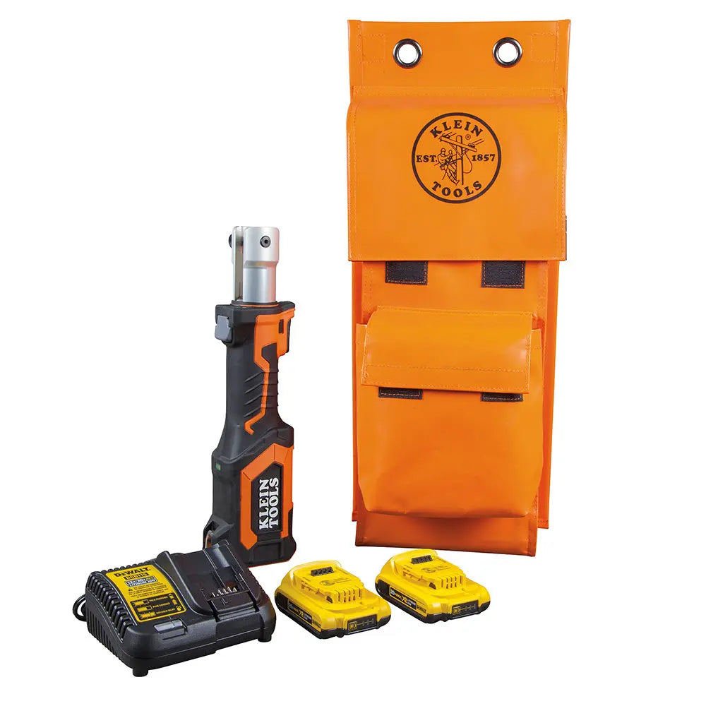 Klein Battery-Operated Cutter/Crimper, No Heads, 2 Ah Klein Tools