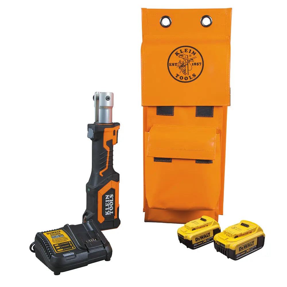 Klein Battery-Operated Cutter/Crimper, No Heads, 4 Ah Klein Tools