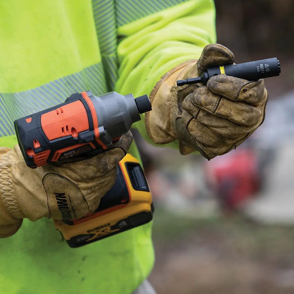 Klein Battery-Operated Compact Impact Driver, 1/4-Inch Hex Drive, Full Kit Klein Tools