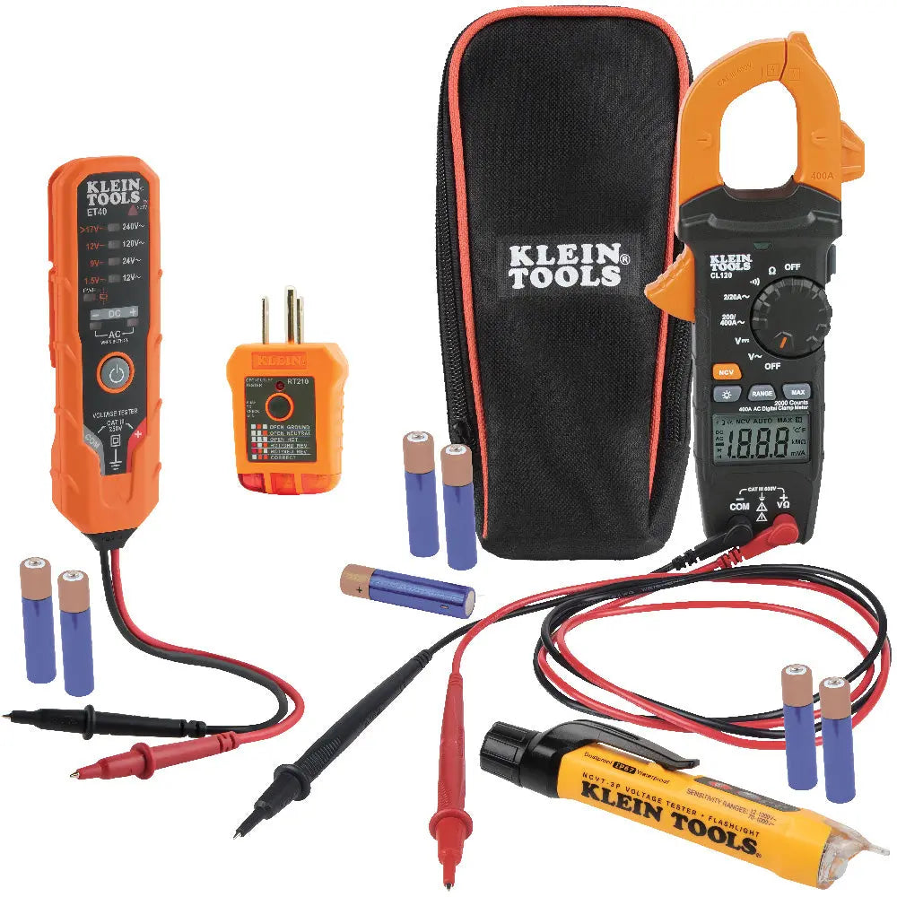 Klein Premium Clamp Meter Electrical Test Kit Klein Tools