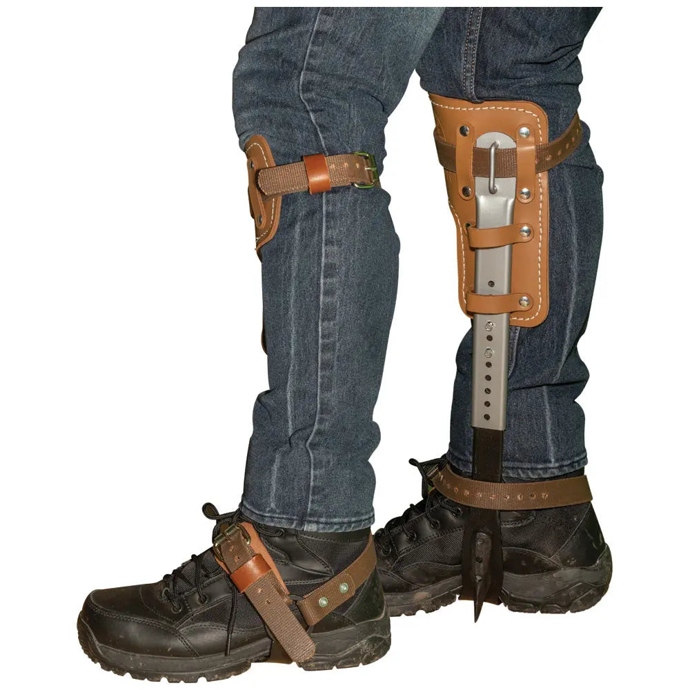 Klein Pole Climbers with 1-9/16-Inch Gaffs, Complete Set Klein Tools