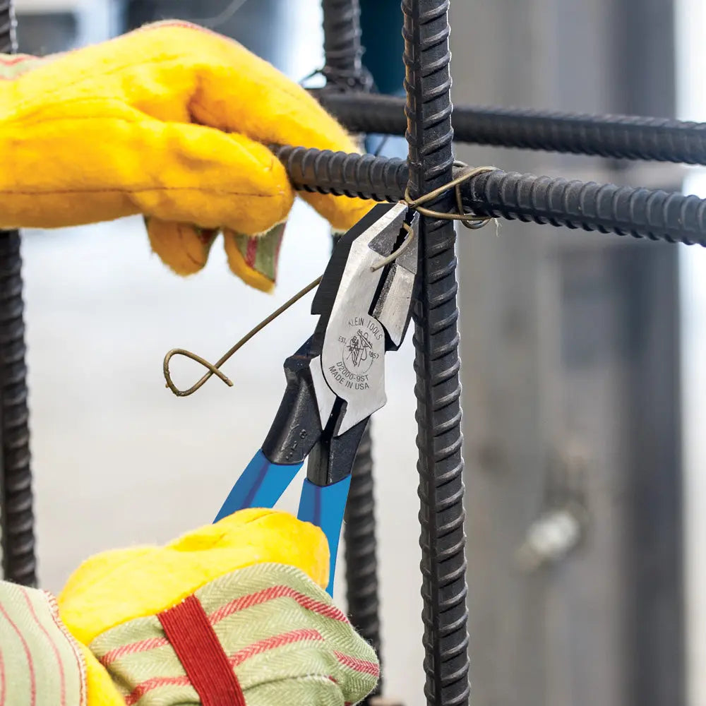 Klein Ironworker's Pliers, Heavy-Duty Cutting, 9-Inch Klein Tools