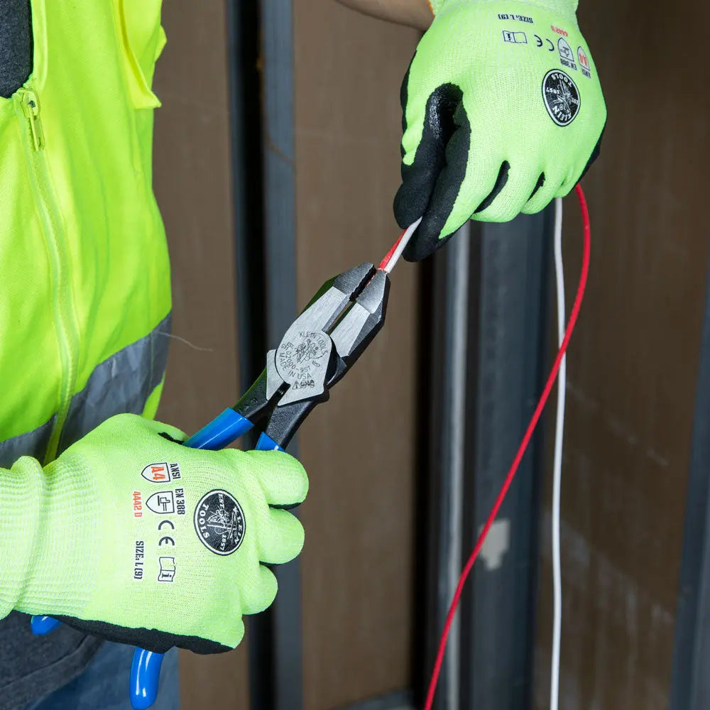 Klein Ironworker's Pliers, Heavy-Duty Cutting, 9-Inch Klein Tools