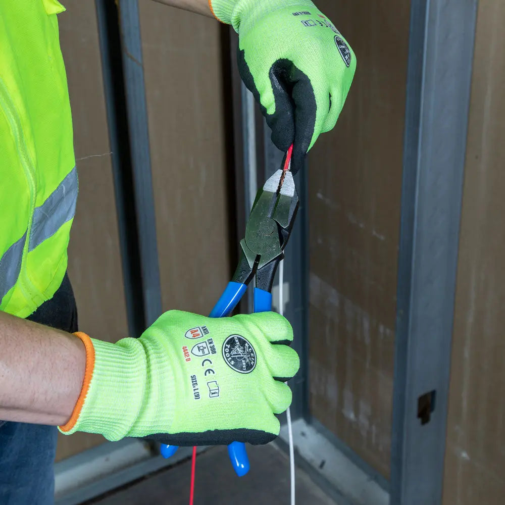 Klein Ironworker's Pliers, Heavy-Duty Cutting, 9-Inch Klein Tools