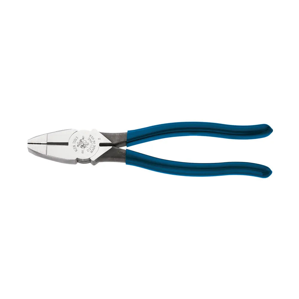 Klein Lineman's Pliers, Side Cutters with New England Nose, 8-Inch Klein Tools