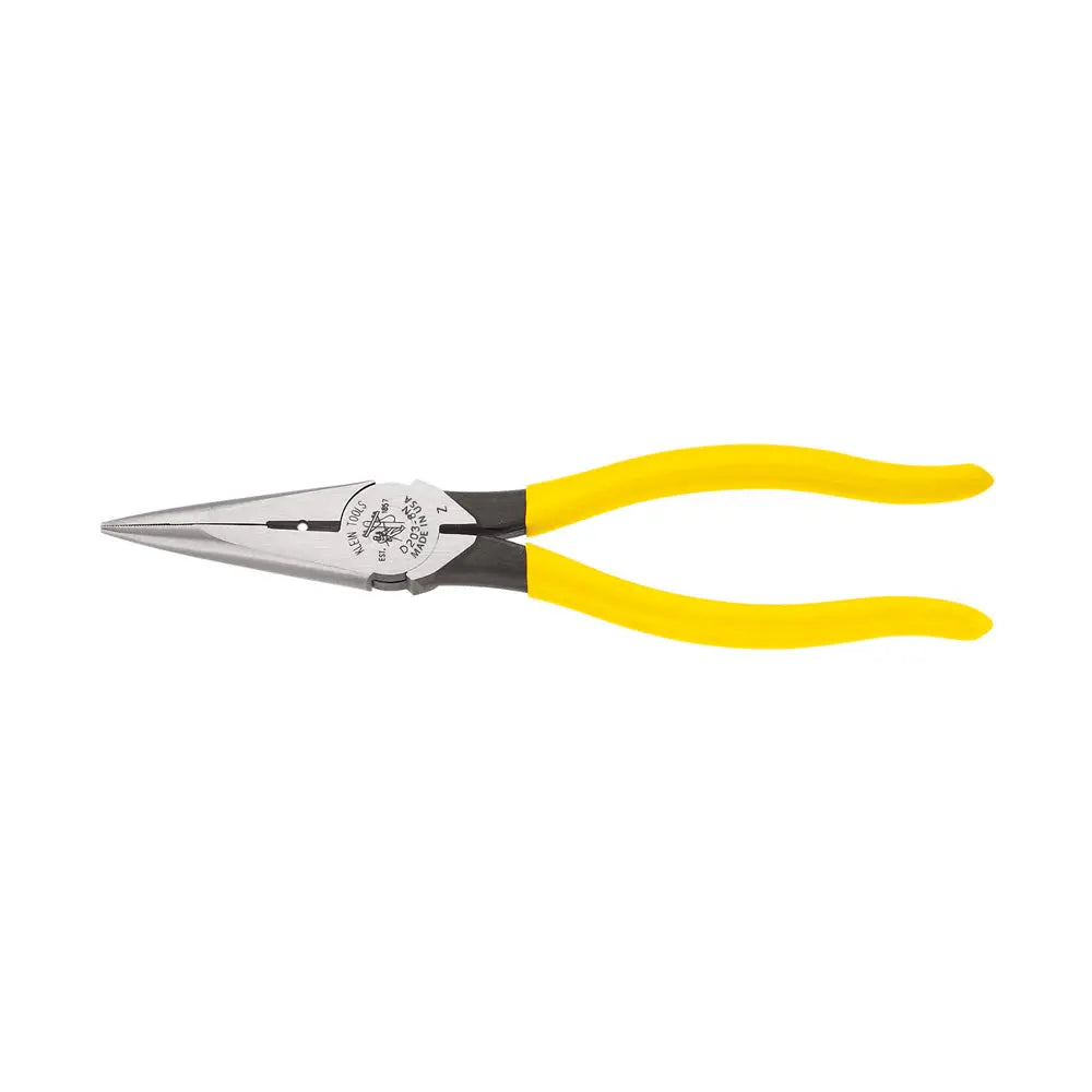 Klein Pliers, Needle Nose Side Cutters with Stripping, 8-Inch Klein Tools