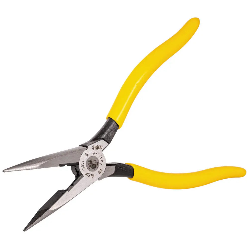 Klein Pliers, Needle Nose Side Cutters with Stripping, 8-Inch Klein Tools