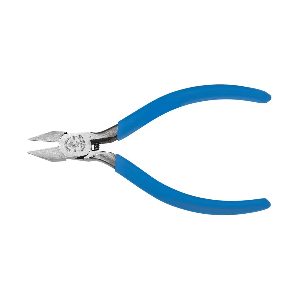 Klein Diagonal Cutting Pliers, Electronics, Pointed Nose, Narrow Jaw, 5-Inch Klein Tools