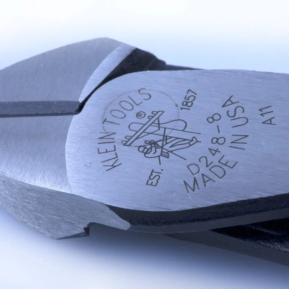 Klein Diagonal Cutting Pliers, Angled Head, Short Jaw, 8-Inch Klein Tools