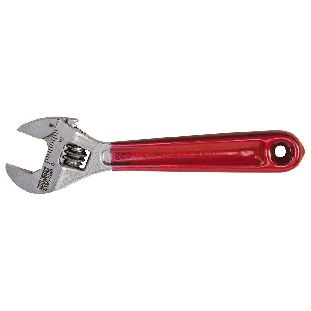 Klein Adjustable Wrench, Plastic Dipped, 4-Inch Klein Tools