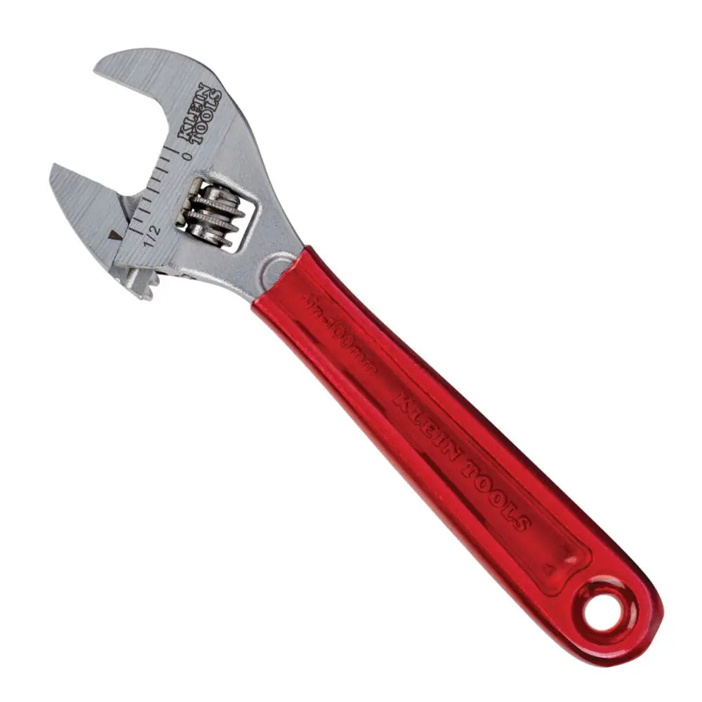 Klein Adjustable Wrench, Plastic Dipped, 4-Inch Klein Tools