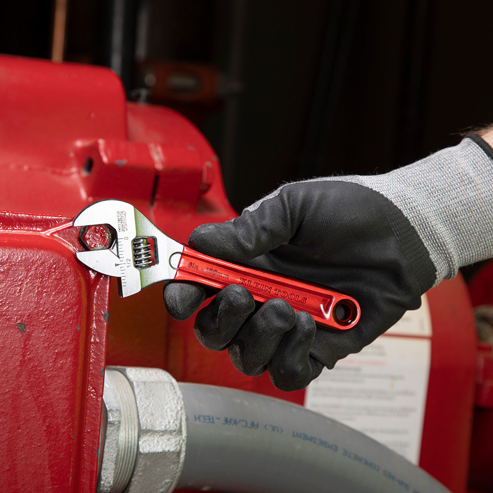 Klein Adjustable Wrench Extra Capacity, 6-1/2-Inch