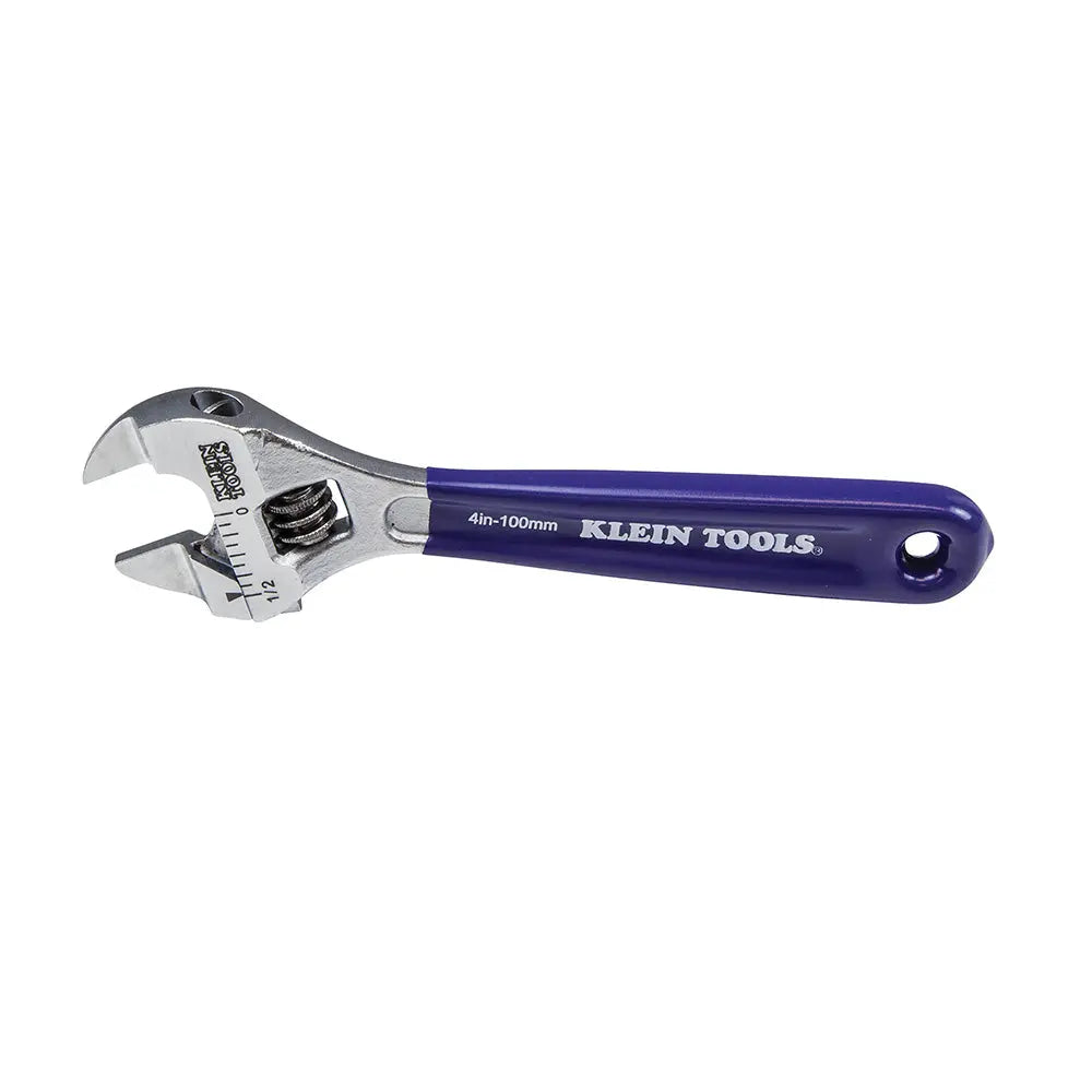 Klein Slim-Jaw Adjustable Wrench, 4-Inch Klein Tools