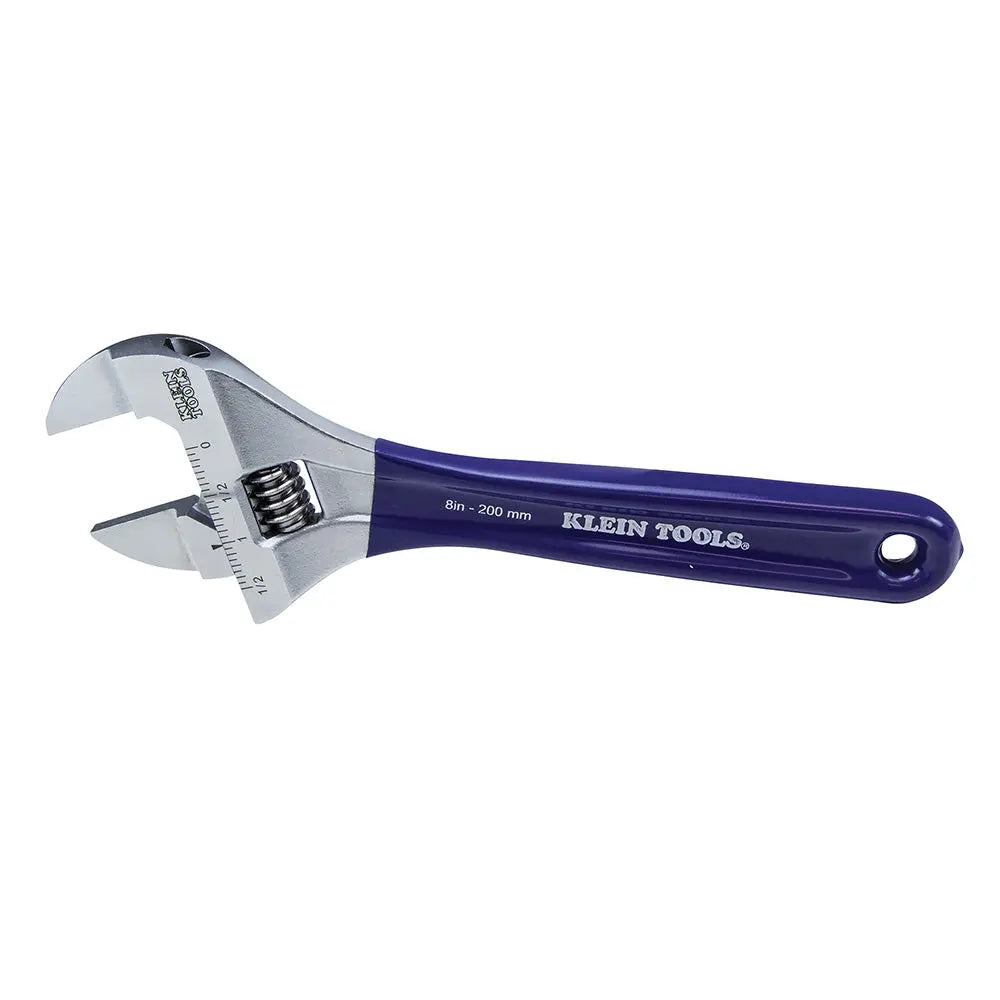 Klein Slim-Jaw Adjustable Wrench, 8-Inch Klein Tools