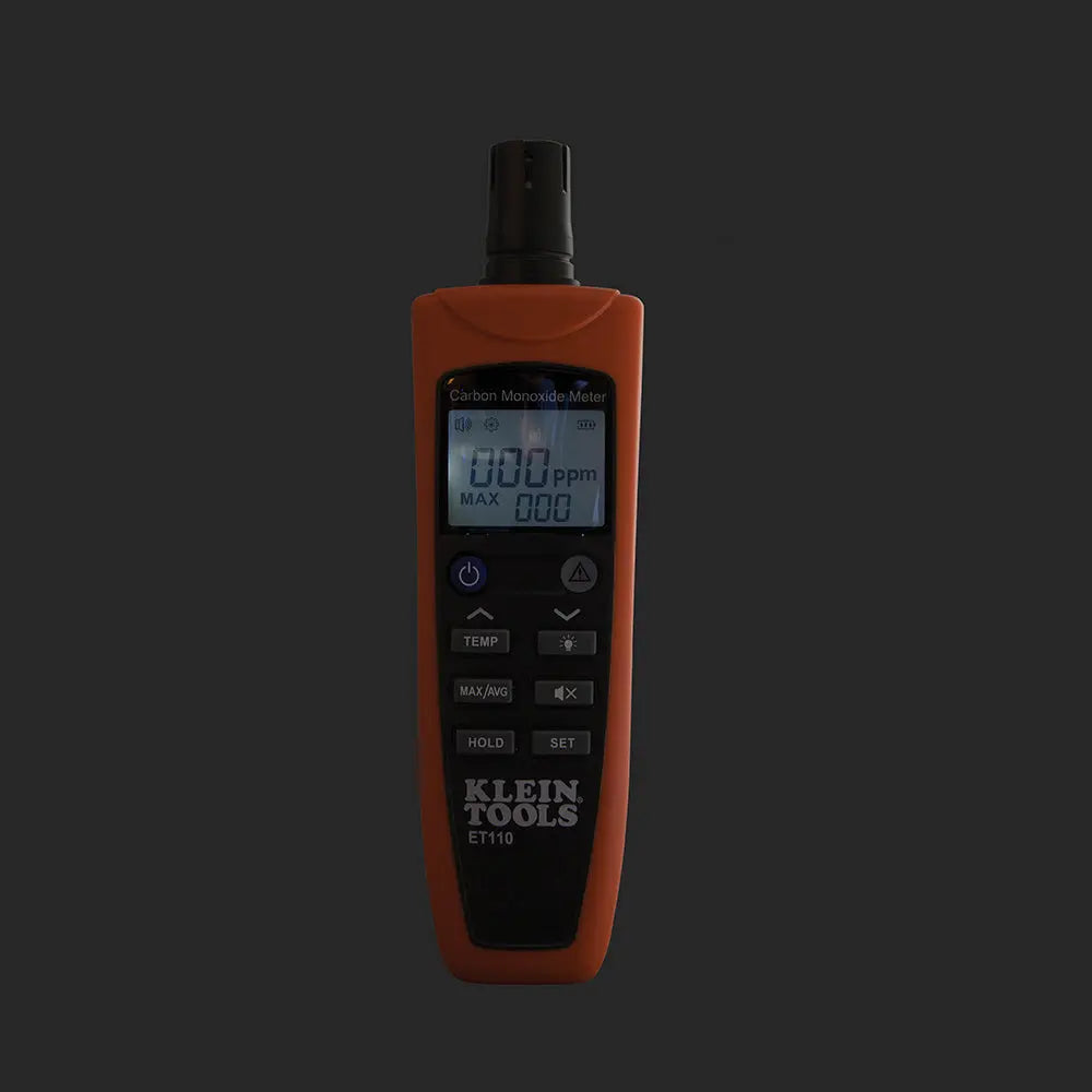 Klein Carbon Monoxide Detector with Carry Pouch and Batteries Klein Tools