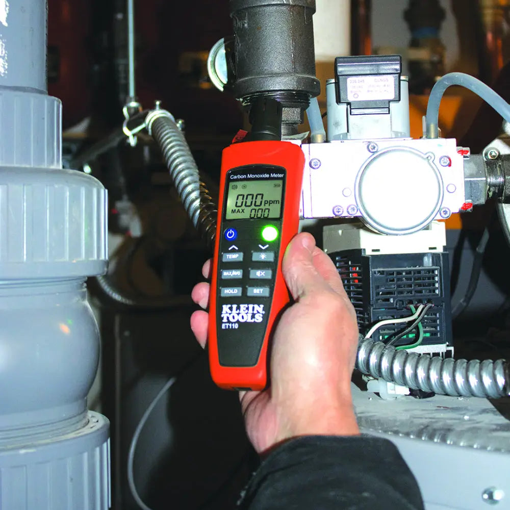 Klein Carbon Monoxide Detector with Carry Pouch and Batteries Klein Tools