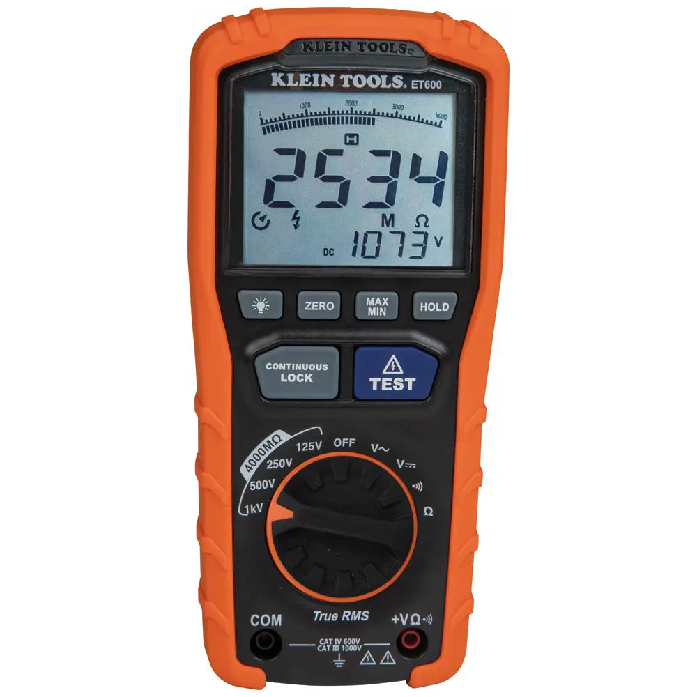 Klein Insulation Resistance Tester Klein Tools