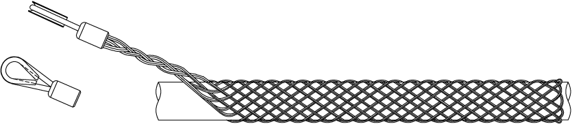 Slingco Wind Turbine Extended Thimble eye Heavy Duty SS Support Grip Slingco