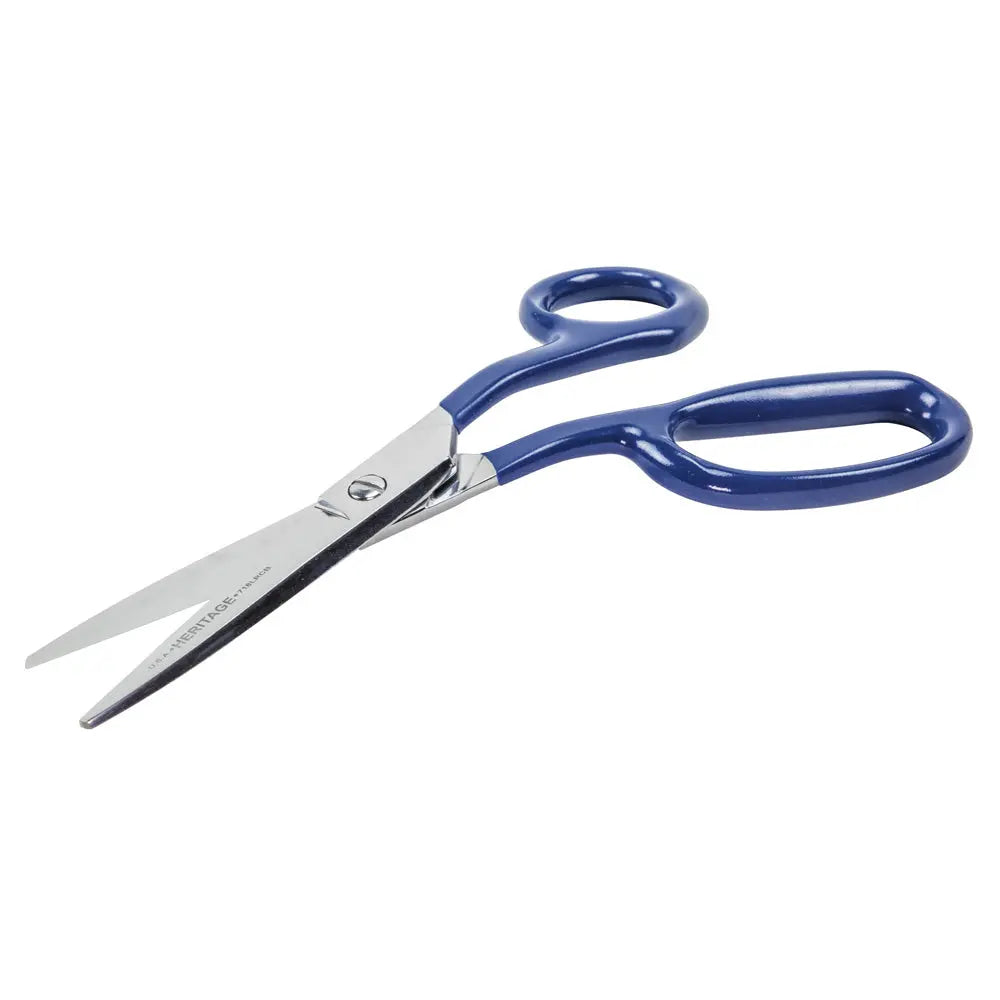 Klein HD Carpet Shear w/Ring, Curved, Blunt, 9-Inch Klein Tools