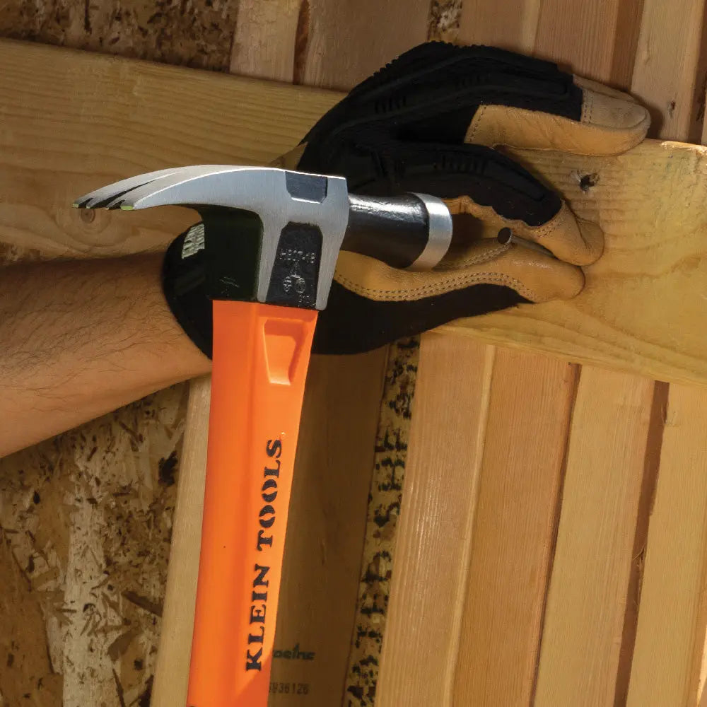 Klein Straight-Claw Hammer, 18-Ounce, 15-Inch Klein Tools