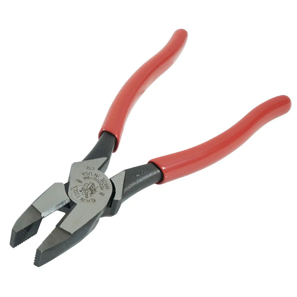 Klein Heavy-Duty Lineman’s Pliers, Thicker-Dipped Handle Klein Tools