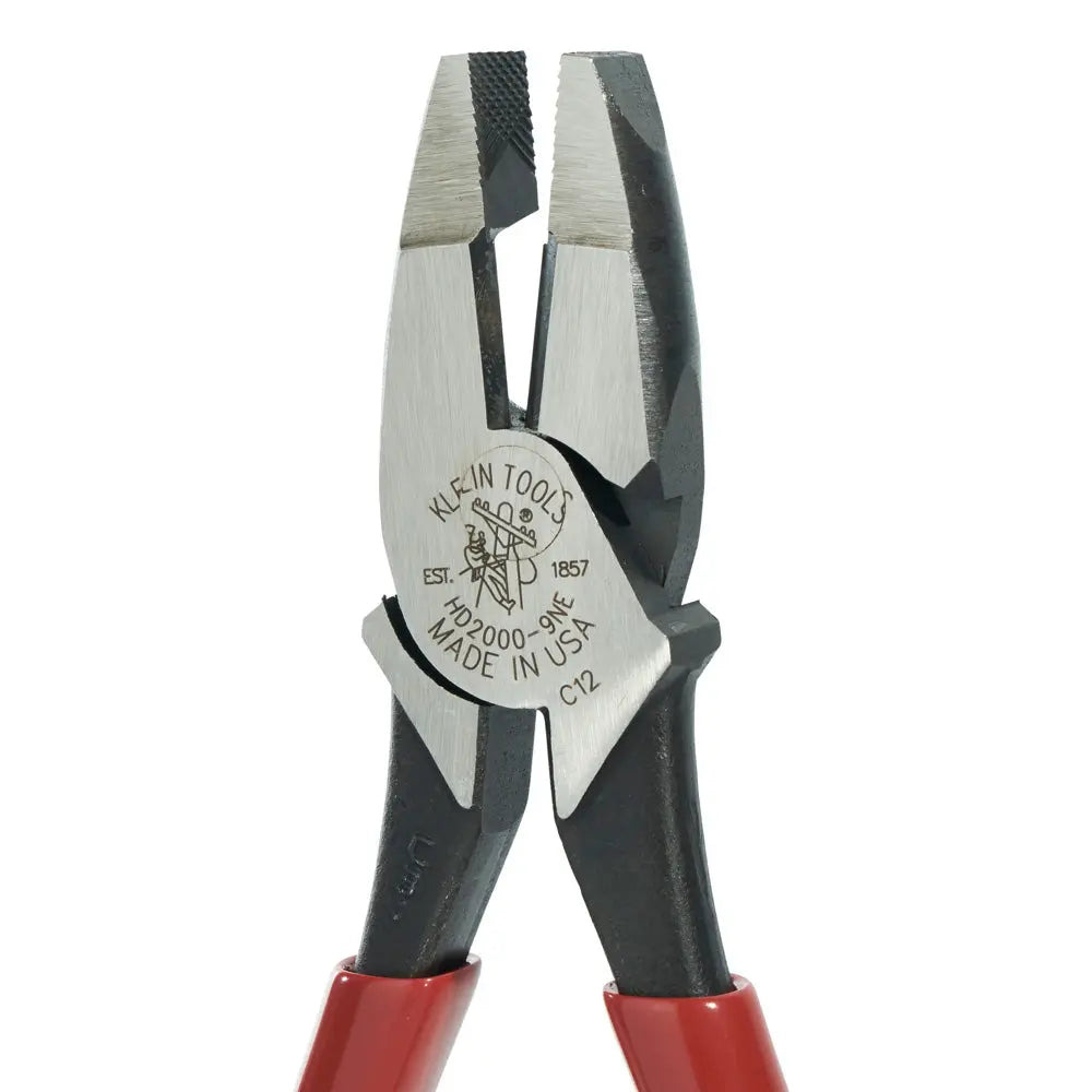 Klein Heavy-Duty Lineman’s Pliers, Thicker-Dipped Handle Klein Tools