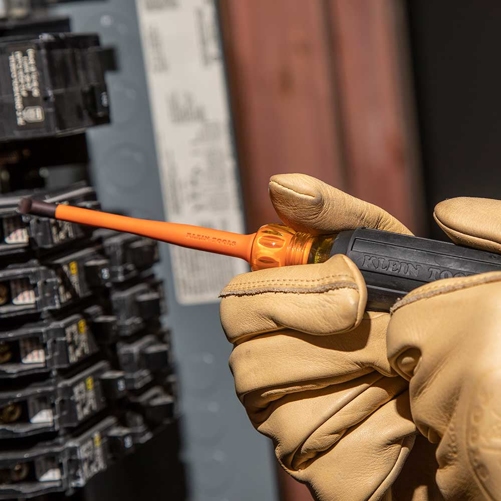 Klein Slim-Tip 1000V Insulated Screwdriver, #2 Phillips, 6-Inch