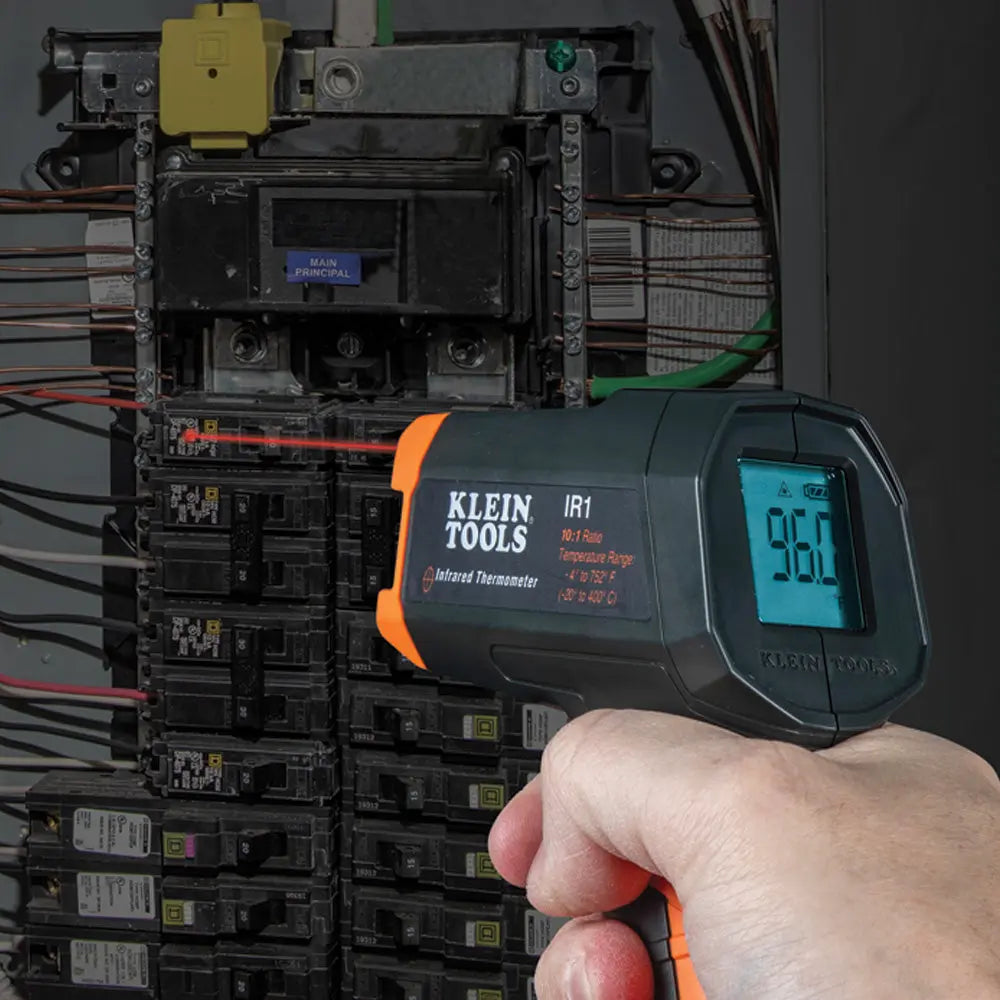 Klein Infrared Thermometer with GFCI Receptacle Tester Klein Tools