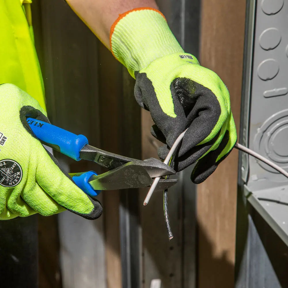 Klein Diagonal Cutting Pliers, Heavy-Duty, Angled Head, 8-Inch Klein Tools