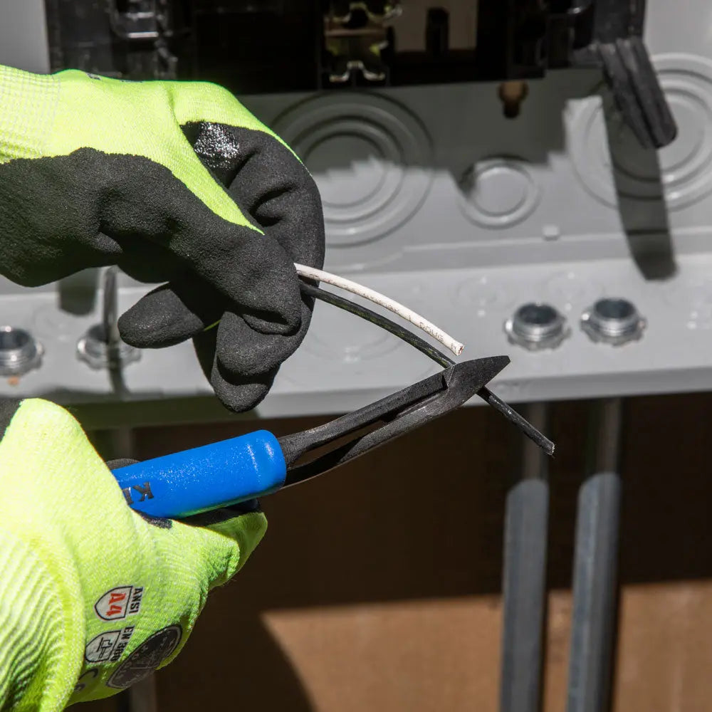 Klein Diagonal Cutting Pliers, Heavy-Duty, Angled Head, 8-Inch Klein Tools