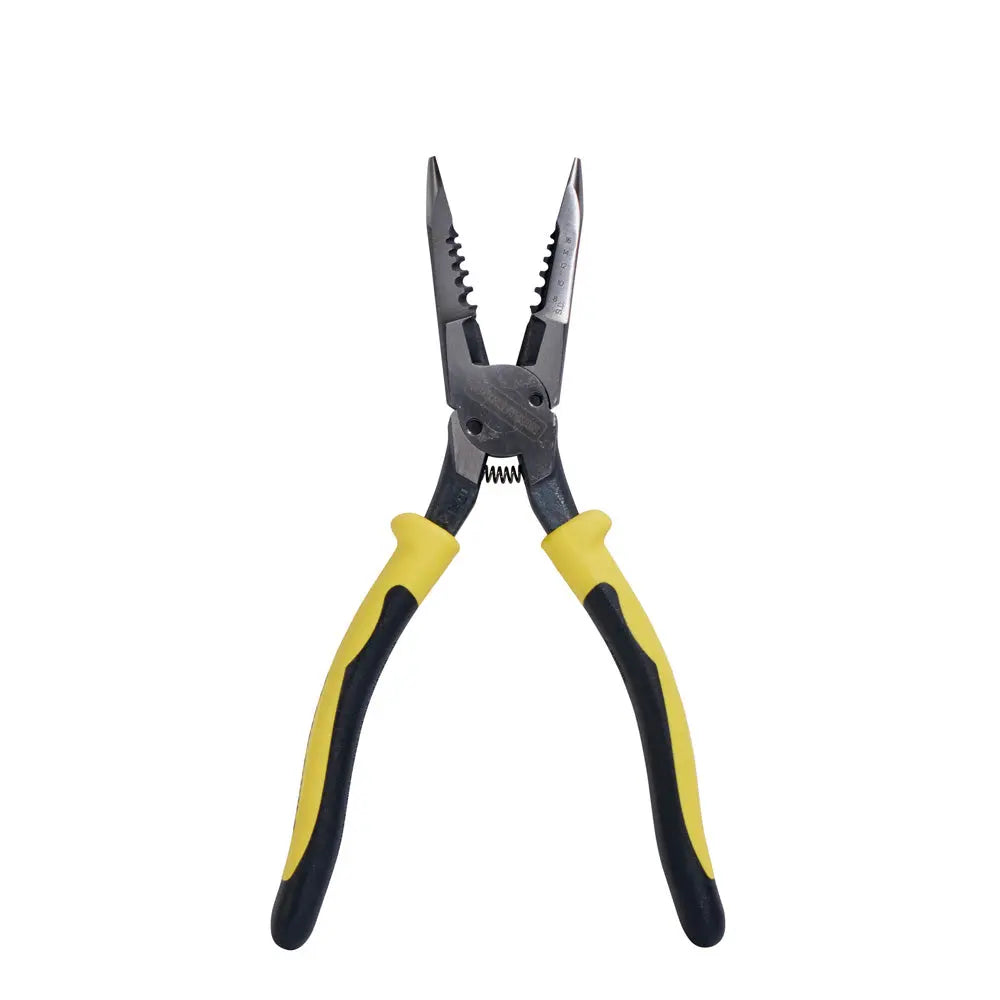 Klein Pliers, All-Purpose Needle Nose, Spring Loaded, Cuts, Strips, 8.5-Inch Klein Tools