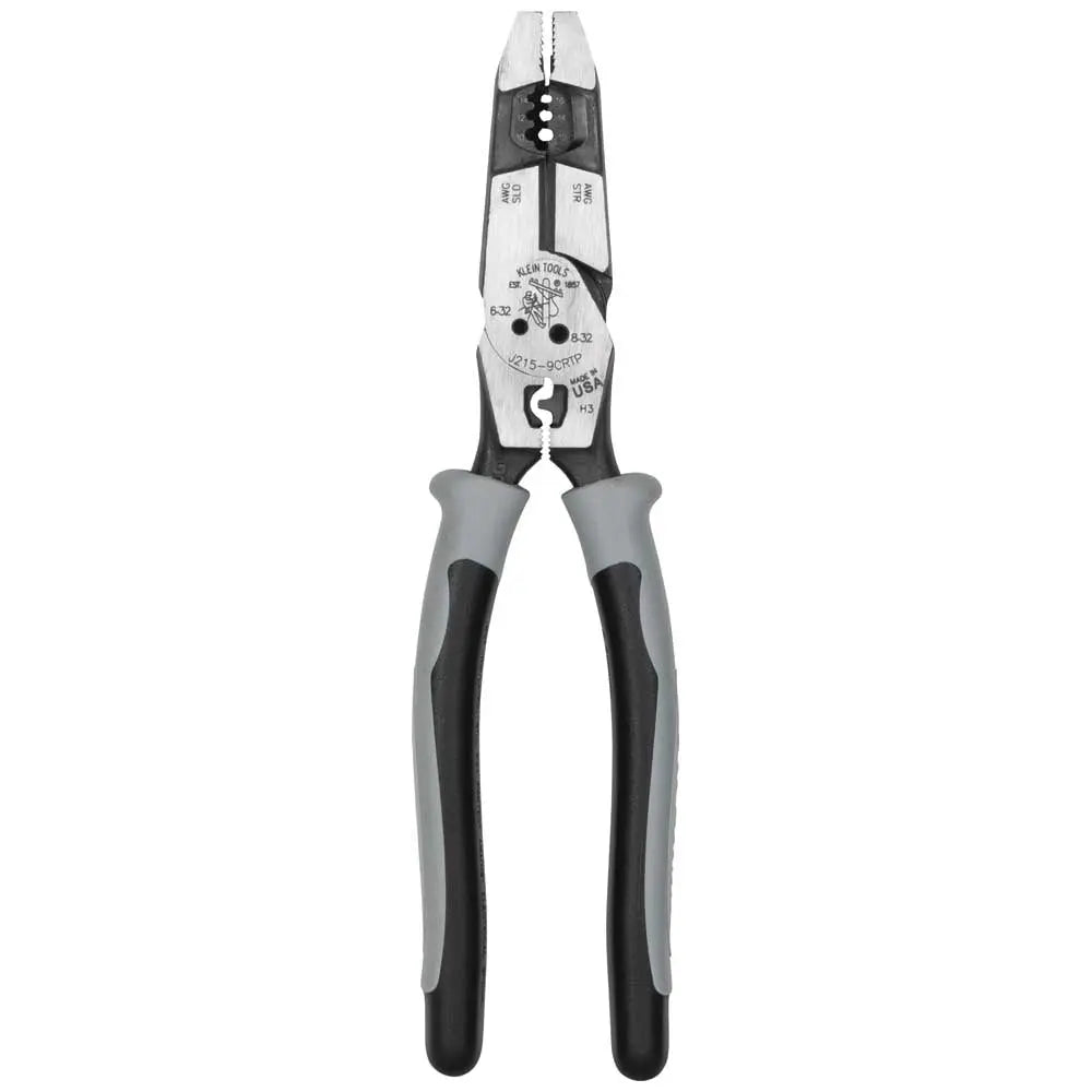 Klein Hybrid Pliers with Crimper, Fish Tape Puller and Wire Stripper Klein Tools