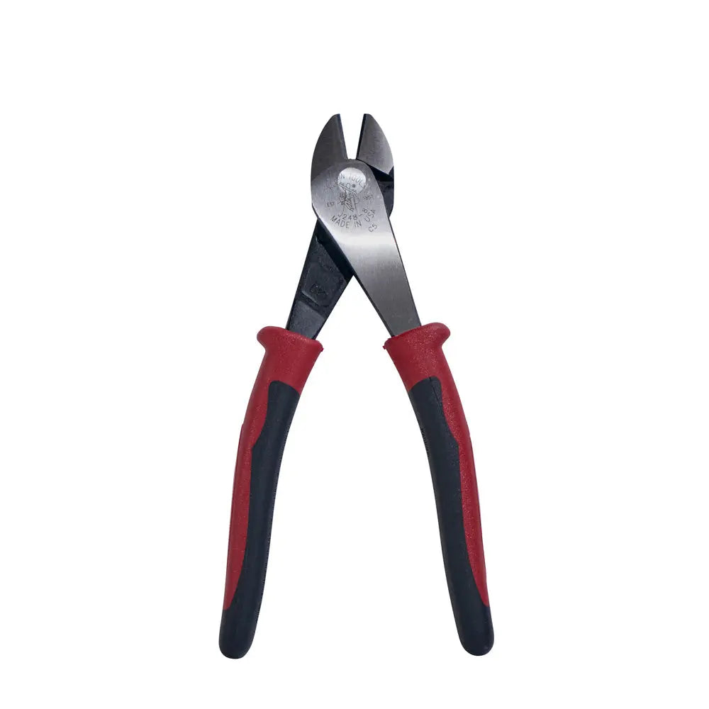 Klein Diagonal Cutting Pliers, Journeyman, Angled Head, 8-Inch Klein Tools