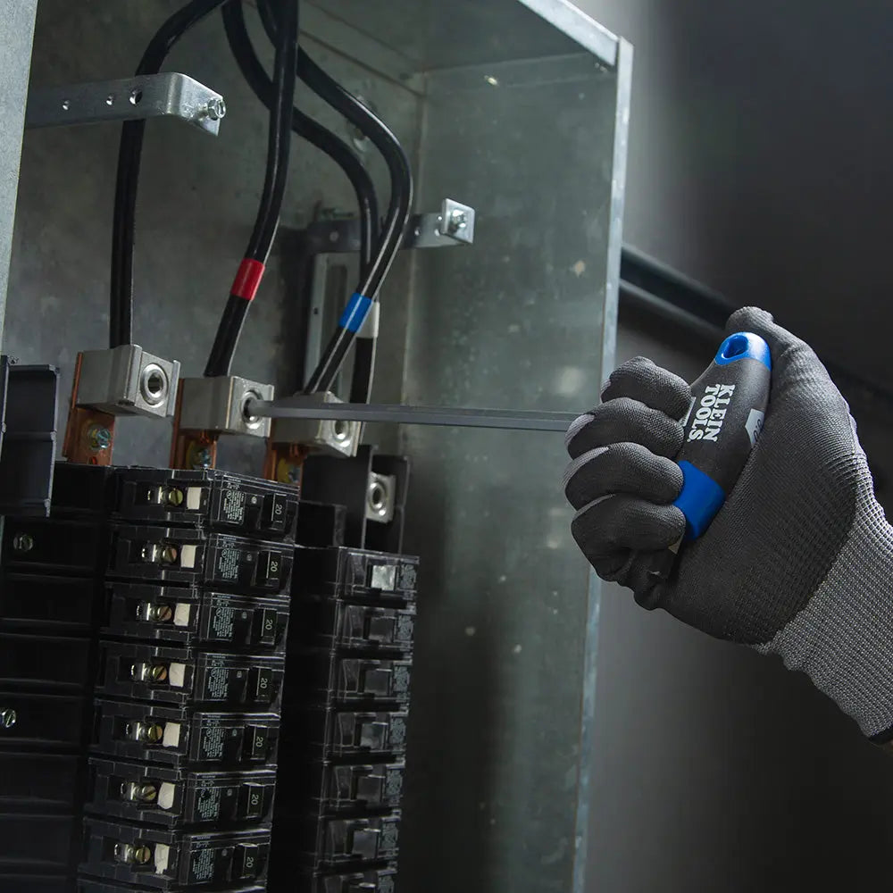 Klein Hex Key Set, Metric, Journeyman™ T-Handle, 9-Inch with Stand, 8-Piece Klein Tools