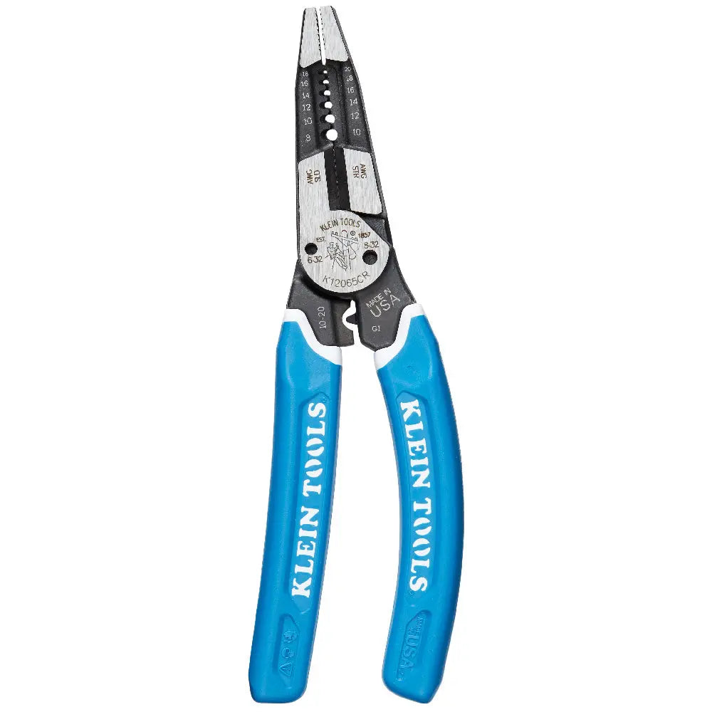 Klein-Kurve® Heavy-Duty Wire Stripper / Cutter / Crimper Multi Tool, 8-20 AWG Klein Tools