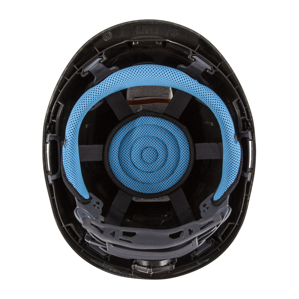 Klein Safety Helmet, Premium KARBN™ Pattern, Vented, Class C, Headlamp