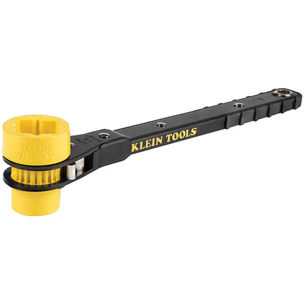 Klein 4-in-1 Lineman's Ratcheting Wrench Klein Tools